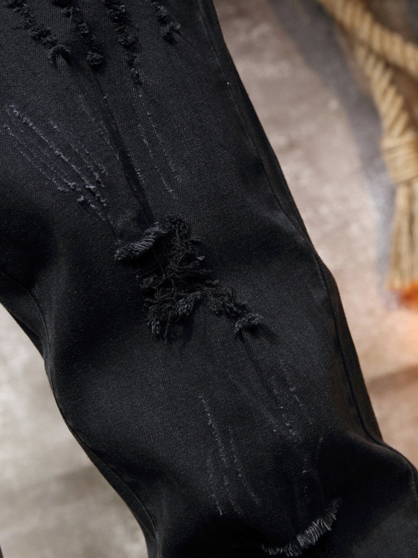 Christmas Special Men's Slim Fit Ripped Denim Jeans