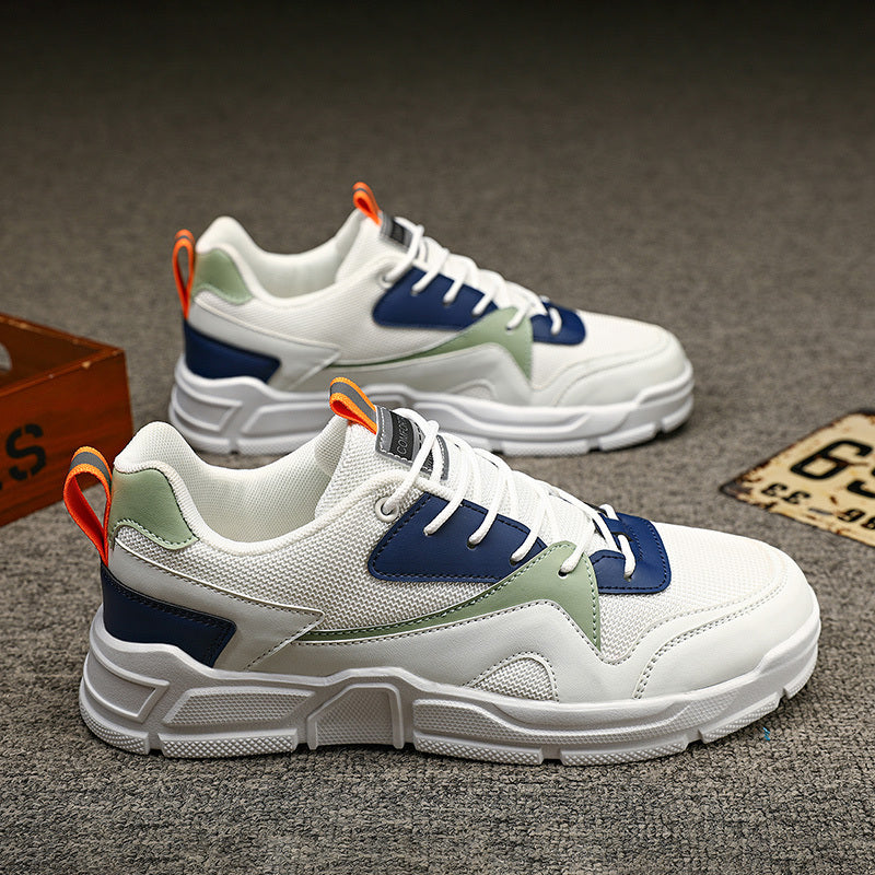 Men's Breathable Mesh Lace-up Casual Shoes