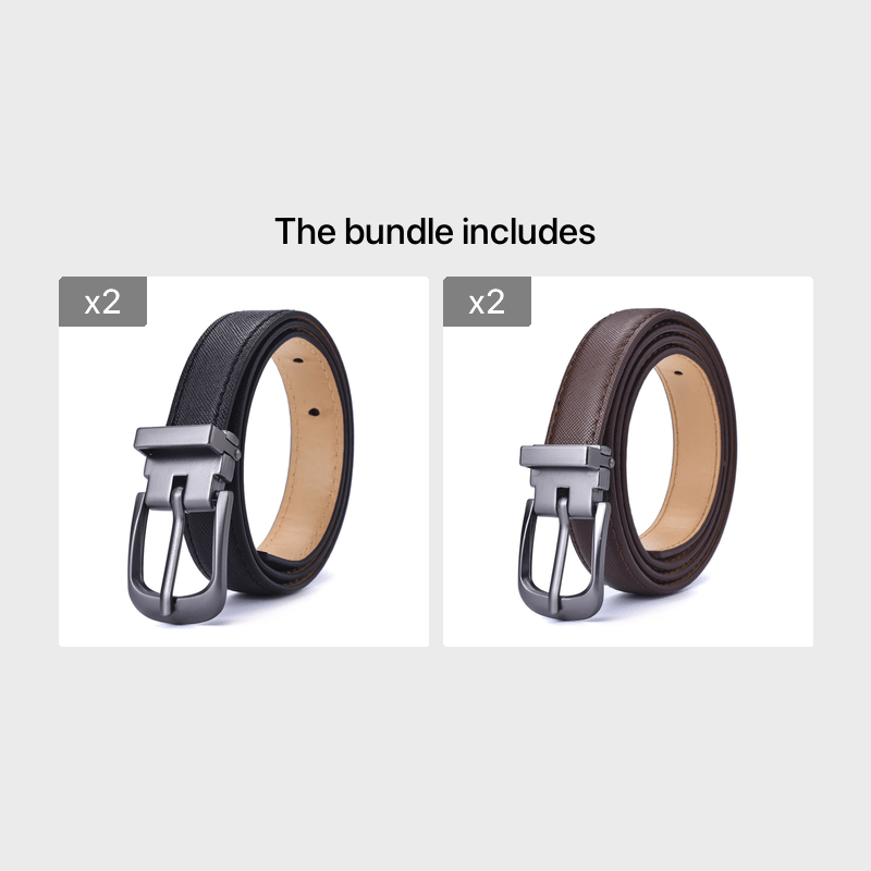 Solid Belt With Buckle For Jeans And Pants - Teenager Student