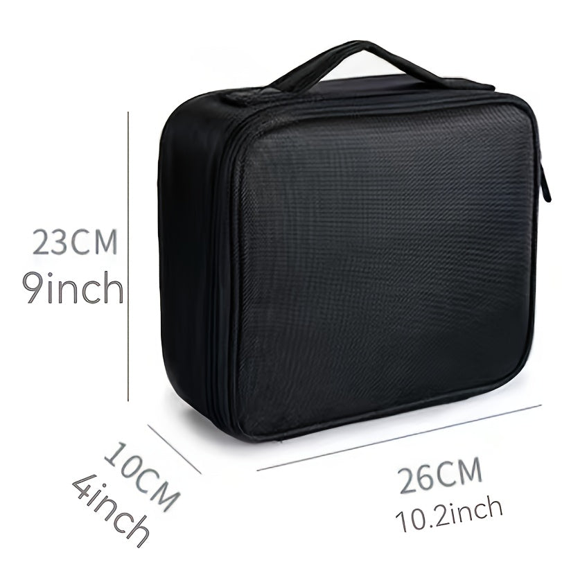 Makeup Organizer Case Professional Cosmetic Bag Storage Portable Brush Holder