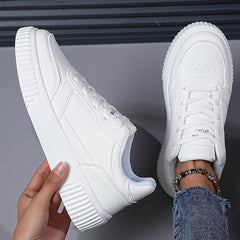 Women's Minimalist Solid Flat Shoes Casual Low Top Sports Shoes