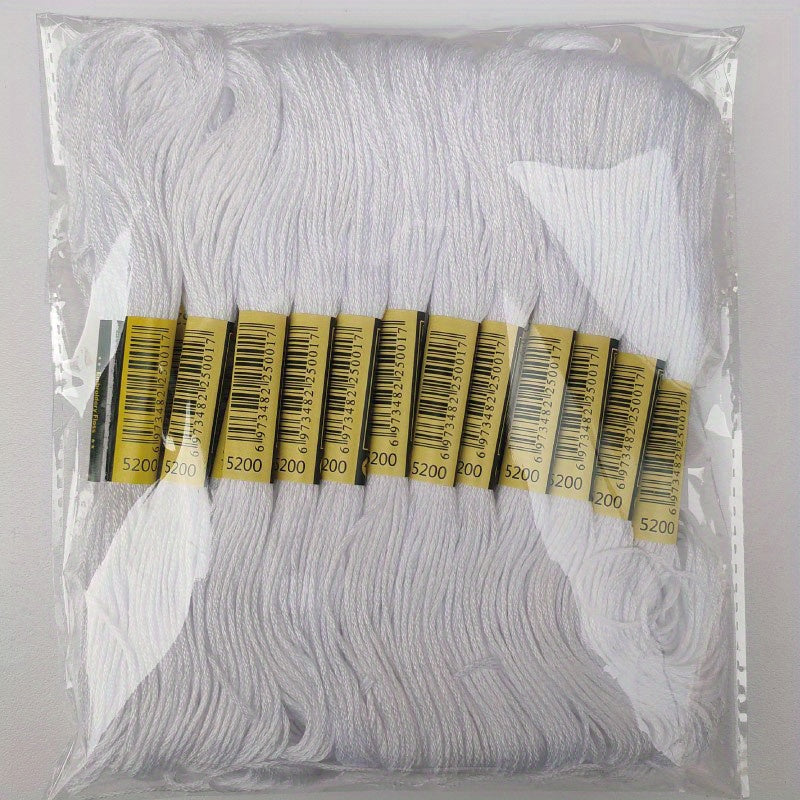 24pcs Cross Stitch Thread Floss Embroidery Thread Cotton Sewing Skeins