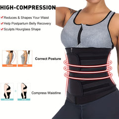 Women's Neoprene Waist Trainer Trimmer Belt Body Shapewear