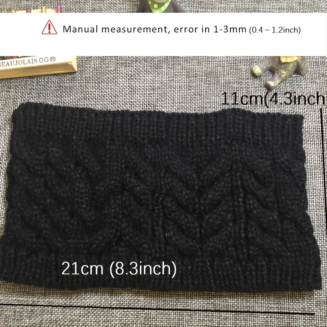 Winter Knitted Headband Hair Accessory Warmness Gift Christmas