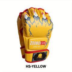Half Finger Boxing Gloves Adjustable Wristband Fitness Training Gloves