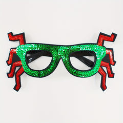Sparkly Spider Halloween Glasses