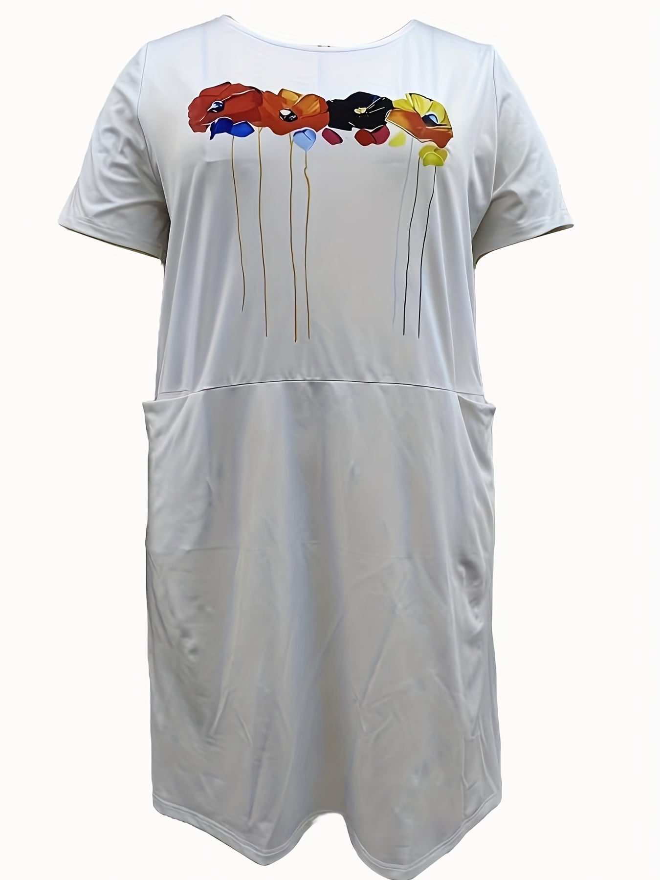 Floral Short Sleeve Dress