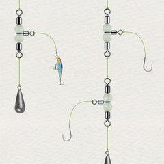 Heavy Duty Rolling Swivel 3 Way Rigs Fishing Tackle Connector
