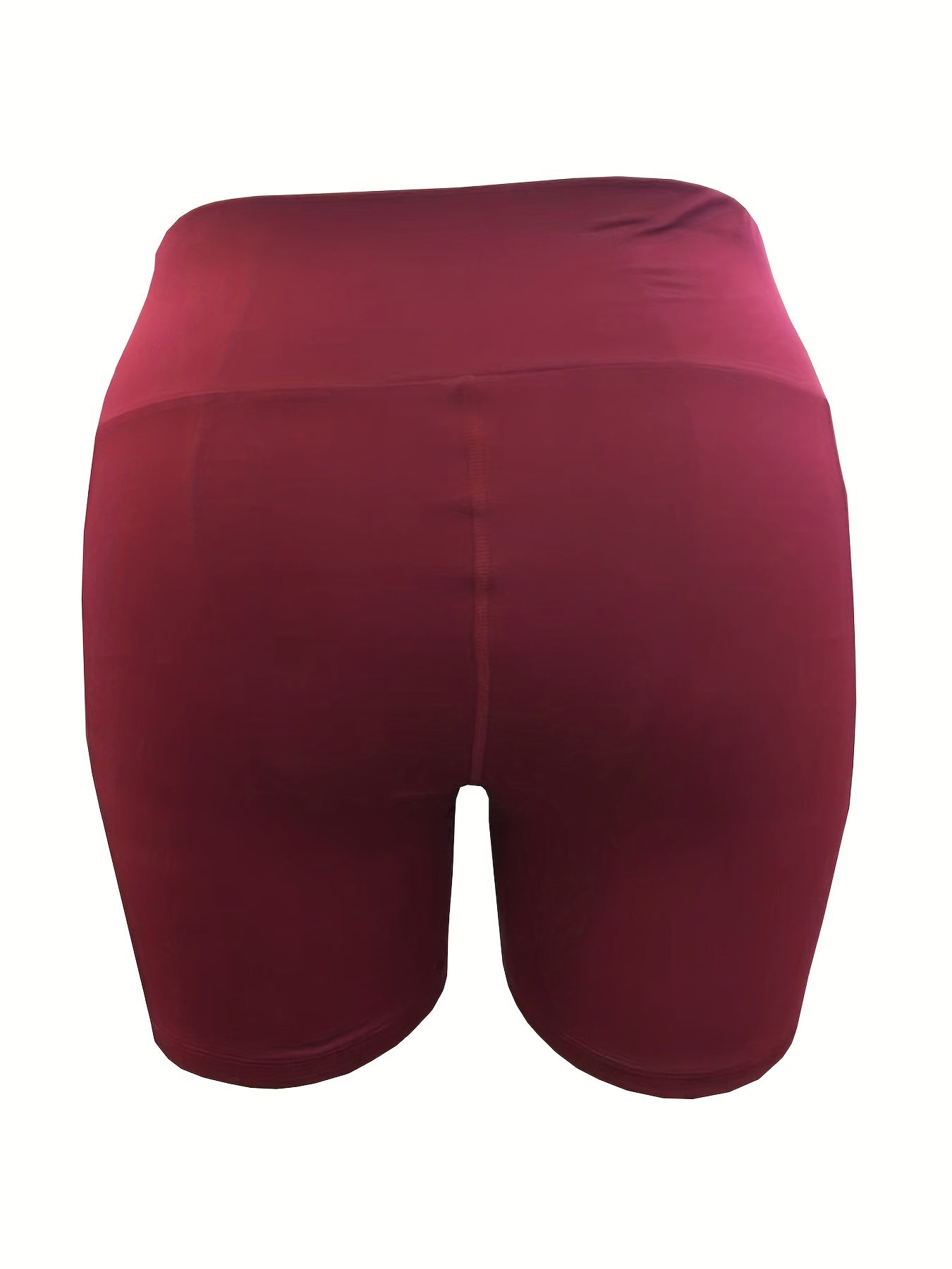 2 Pack Plus Size High Rise Yoga Shorts Set With Phone Pockets