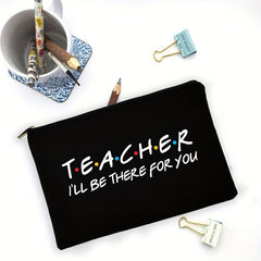 Teacher Travel Wash Pouch Roomy Pencil Case
