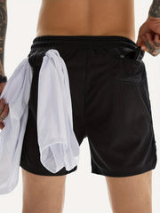 Men's Active Shorts with Pockets - Quick Dry & Breathable - Summer Workout Gear