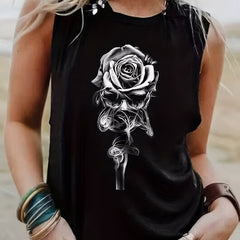 Floral Print Tank Top Sleeveless Summer Tank