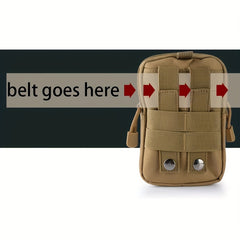 Tactical Molle Waist Pack for Men Compact Military Pouch