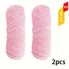 Chenille Woolen Crochet Thread Ice Strip Needle Warm Velvet Thread