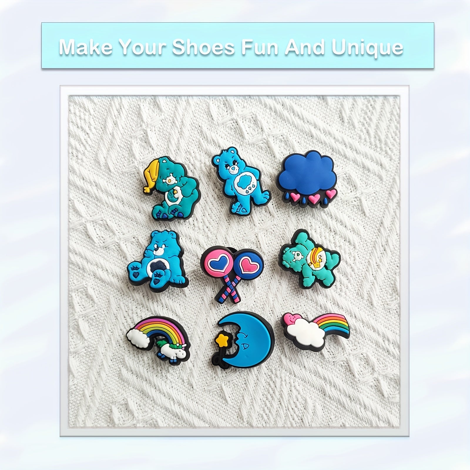 25Pcs Bear Charms for Shoe Decoration