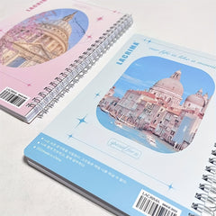 Coil Type Notebook Student Message Book Memo Notepad Journal Diary