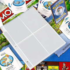 10pcs Dream Transparent Loose leaf Paper Replacement Page Four Palace Grid