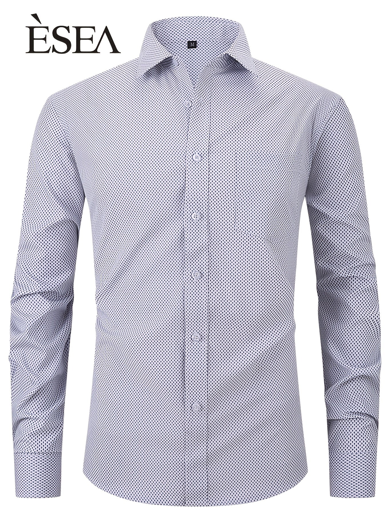 Men's Classic Button Up Shirt With Chest Pocket