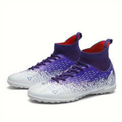 High Top Turf Football Boots Outdoor TF Soccer Cleats