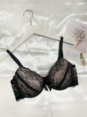 Lace Push Up Bras Comfy & Breathable Bow Tie Bra