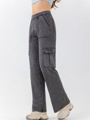 Cargo Pants Loose Fit Wide Legs Casual Jeans