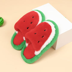Watermelon Slippers For Baby Girls Non Slip Closed Toe Slippers