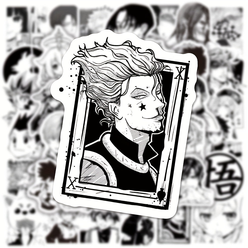 50pcs Anime Series Graffiti Stickers for Phone Laptop Waterproof Decorative