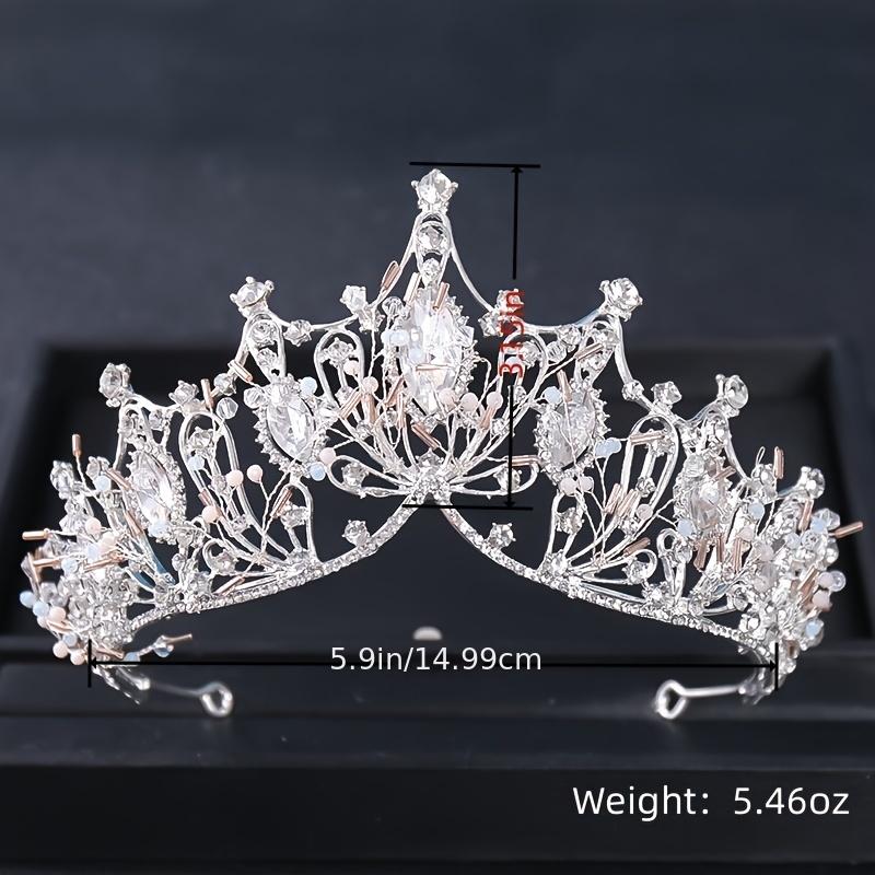 Golden Baroque Queen Crown And Tiaras For Women