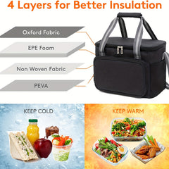 Insulated Lunch Bag Reusable Waterproof Leakproof Cooler Bag