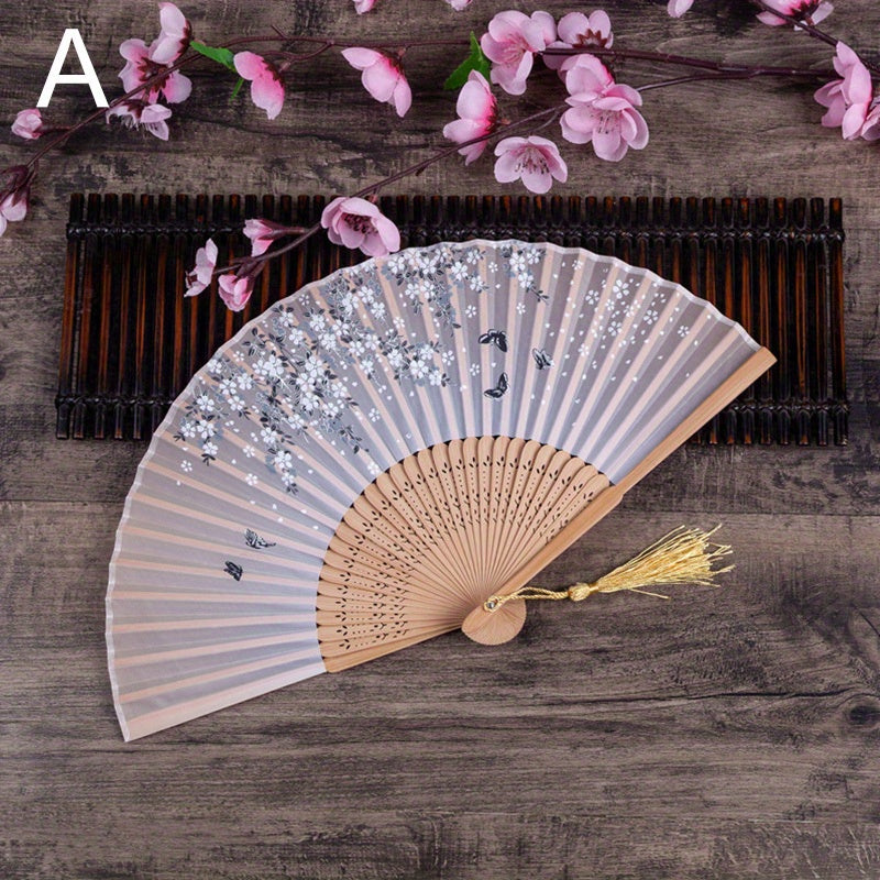 Chinese Style Folding Fan Dance Fan Retro Cheongsam Accessory
