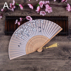Chinese Style Folding Fan Dance Fan Retro Cheongsam Accessory
