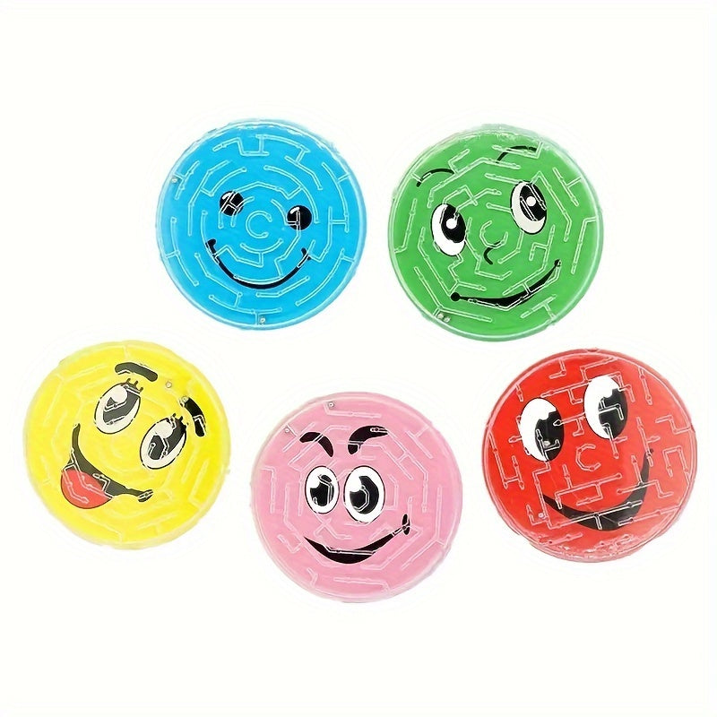 Steel Ball Smile Face Maze Educational Toy Christmas Gift