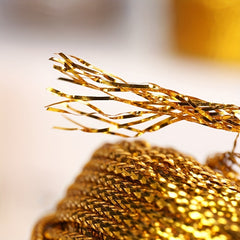 Golden Twine String Twist Ties Coil Ribbon for DIY Craft Jewelry Gift Packing