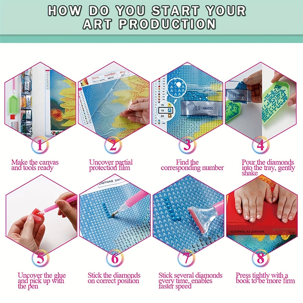 Landscape Rhinestone Painting Kit - 5D DIY Full Round Art Set