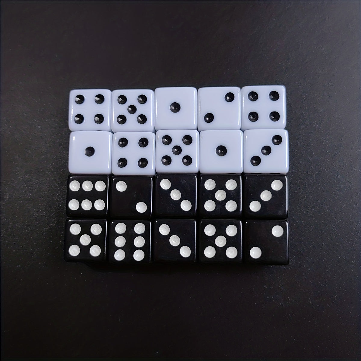 10 Standard Six-Sided Dice Set for Table Games