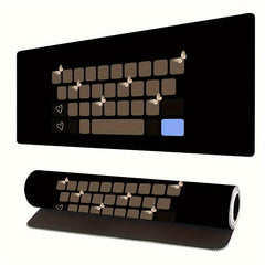 Anime Cartoon Keyboard Pattern Mouse Pad Office Gaming Accessories