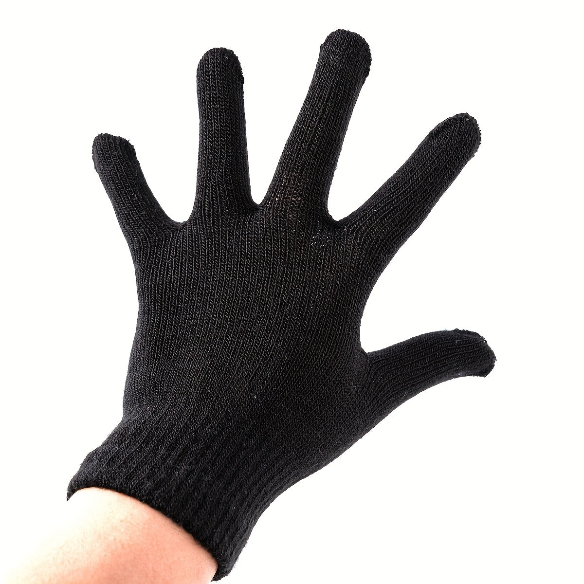 Boys Woolen Knitted Gloves, Warm & Elastic Five Finger Glov