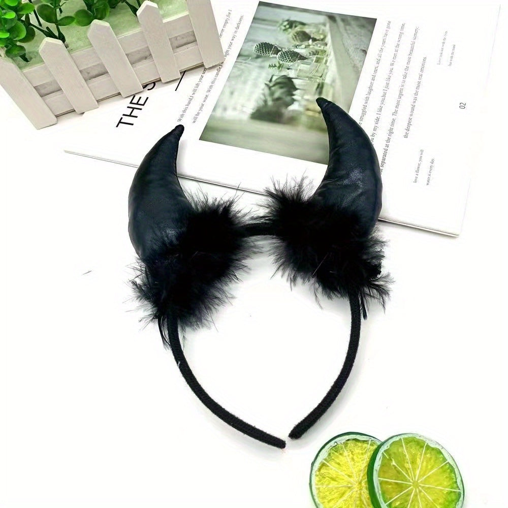Halloween Bat Headwear Spider Horn Hairband