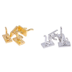 12 Dollhouse Mini DIY Hut Model Accessories BJD Props Alloy Hook Hangers