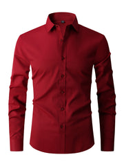 Men's Formal Button Up Shirt for Business