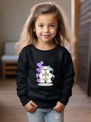 OERYUI Singing Bear Graphic Sweatshirt Kids Pullover Christmas Gift