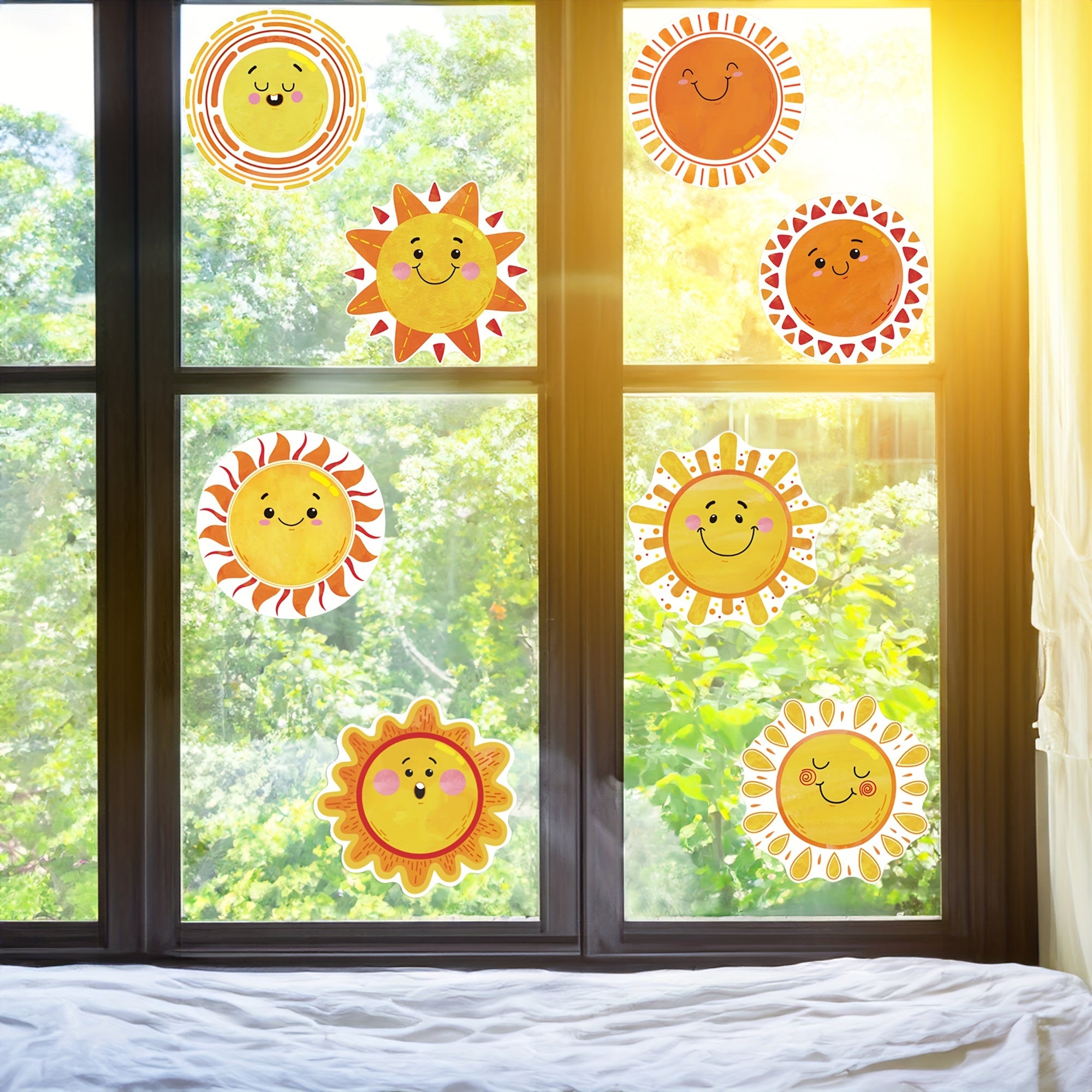 20 PCS Sun Cutouts Bulletin Board Decoration DIY Art Crafts School Theme Party