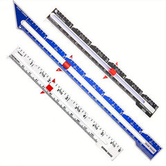 Metal Sliding Guage Sewing Measuring Tool For Quilting And Sewing