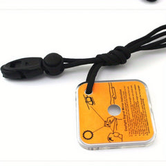 Outdoor Signal Mirror with Rope & Whistle