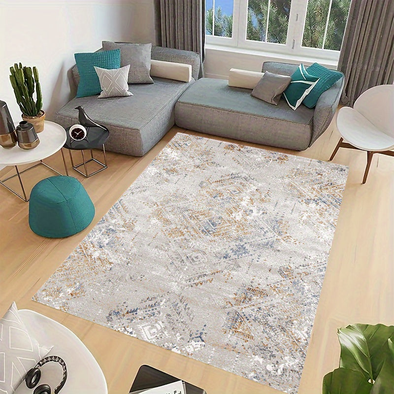 Washable Persian Bohemian Carpet Anti-skid Printed Floor Carpet