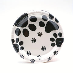 Dog Paw Prints Party Supplies Set