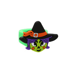 Halloween Cartoon Ghost Pumpkin Skull Ring Children's PVC Toy Gift