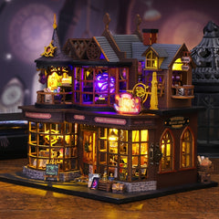 MAOMIYU Vintage Magic Treasure House DIY Wooden Model Kit 3D Puzzle