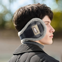 Men's Fleece Ear Warmers Winter Ear Muffs Boho Style Outdoor Ear Protection