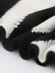 Striped Long Sleeve Stretch Hooded Jumper